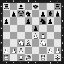 1963 UKR Ch – Round 6 – Romanovsky, Rem Konstantinovich – 1-0 – Sakharov, Yuri N – G41