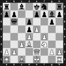 1963 UKR Ch – Round 7 – Sakharov, Yuri N – 1-0 – Nikolaevsky, Yuri V – G45