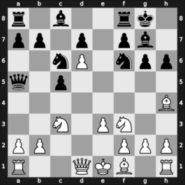 1963 UKR Ch – Round 12 – Lazarev, Efim M. – 1-0 – Berezhnoy, Viktor – G80