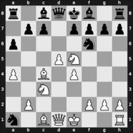 1963 URS Ch sf – Round ? – Karasev, Vladimir I – 1-0 – Nikolaevsky, Yuri V – G4