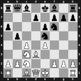 1963 URS Ch sf – Round ? – Lebedev, Boris – 1/2-1/2 – Lein, Anatoly – G11