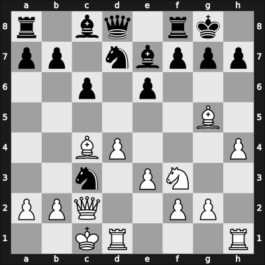 1963 URS Team Ch – Round 1 – Averbakh, Yuri L – 1-0 – Slepoy, Michael – G2