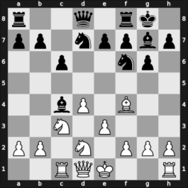 1963 URS Team Ch – Round 1 – Polugaevsky, Lev – 1/2-1/2 – Gandarias Geller, Marcos – G9