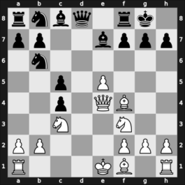 1963 URS Team Ch – Round ? – Vladimirov, Boris T – 1/2-1/2 – Lomaya, Teimuraz – G29