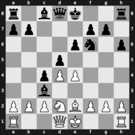 1963 URS Team Ch Moscow RUS – Round ? – Anokhin, Yuri – 0-1 – Bronstein, David I – G36