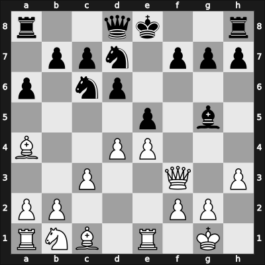 1963 URS-ch31 – Round ? – Gufeld, Eduard – 1-0 – Bronstein, David I – G12