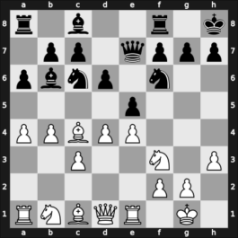 1963 USSR – Round 1 – Klovans, Janis – 1/2-1/2 – Aronin, Lev – G7