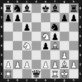 1963 WchTq U26 10th – Round 3.1 – Liptay, Laszlo Dr. – 1/2-1/2 – Hort, Vlastimil – G8