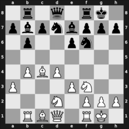1963 World Championship 25th – Round 17 – Petrosian, Tigran V – 1/2-1/2 – Botvinnik, Mikhail – G16