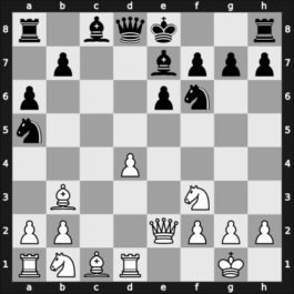 1963 World Championship 25th – Round 20 – Botvinnik, Mikhail – 1/2-1/2 – Petrosian, Tigran V – G19