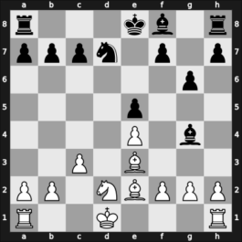 1963 World Championship 25th – Round 21 – Petrosian, Tigran V – 1/2-1/2 – Botvinnik, Mikhail – G20