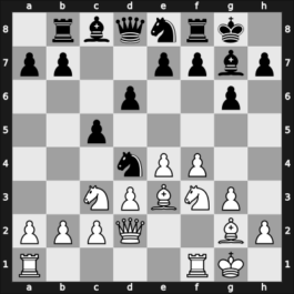 1963 YUG Ch 19th – Round 6 – Gojak, Ilija – 1/2-1/2 – Matulovic, Milan – G21