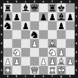 1963 YUG Ch 19th – Round 7 – Jovanic R – 0-1 – Trifunovic, Petar – G23