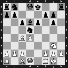1963 YUG Ch 19th – Round 7 – Bradvarevic, Aleksandar – 1/2-1/2 – Masic, Ljubomir – G27