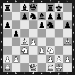 1963 YUG Ch 19th – Round 16 – Krzisnik, Zvonko – 1/2-1/2 – Bradvarevic, Aleksandar – G56