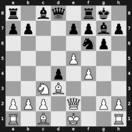 1963 YUG Ch 19th – Round 16 – Lutovac, Maksim – 1/2-1/2 – Pirc, Vasja – G59