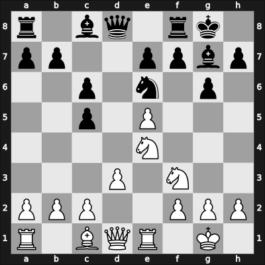 1963 Zenica ch YUG – Round 1 – Matulovic, Milan – 1/2-1/2 – Sokolov, Vladimir – G3
