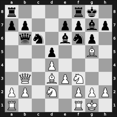 1963 Zenica ch YUG – Round 9 – Trifunovic, Petar – 0-1 – Damjanovic, Mato – G45
