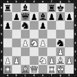 1963 Zenica ch YUG – Round 10 – Ciric, Dragoljub M – 1/2-1/2 – Janosevic, Dragoljub – G52
