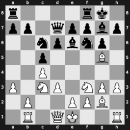1963 Zenica ch YUG – Round 13 – Damjanovic, Mato – 1/2-1/2 – Velimirovic, Dragoljub – G69