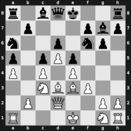 1963 Zenica ch YUG – Round 19 – Damjanovic, Mato – 1/2-1/2 – Bertok, Mario Jr. – G107