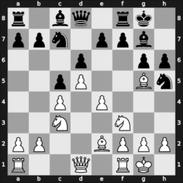 1964 ARG Ch – Round 8 – Dubin, Jorge – 1/2-1/2 – Palermo, Vicente – G37
