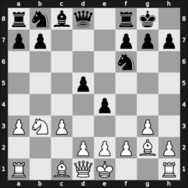 1964 ARG Ch – Round 10 – De Las Heras, Juan Carlos – 1/2-1/2 – Schweber, Samuel – G46