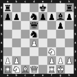1964 ARG Ch – Round 11 – Garcia Rodriguez, Raimundo – 0-1 – Najdorf, Miguel – G52