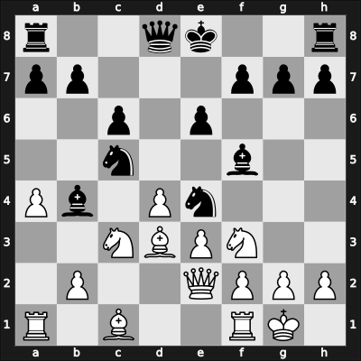 1964 ARG Ch – Round 12 – Najdorf, Miguel – 1-0 – Palermo, Vicente – G55