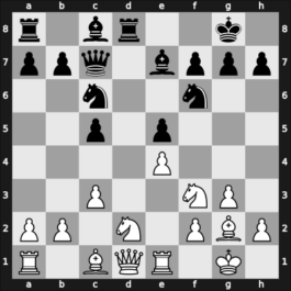 1964 ARG Ch – Round 16 – Najdorf, Miguel – 1-0 – Schweber, Samuel – G68