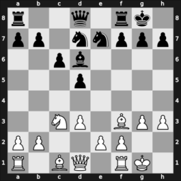 1964 Amsterdam Interzonal – Round 10 – Reshevsky, Samuel – 1/2-1/2 – Larsen, Benjamin Holsko – G103