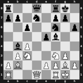 1964 Amsterdam Interzonal – Round 12 – Vranesic, Zvonko – 0-1 – Larsen, Benjamin Holsko – G114