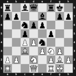 1964 Amsterdam Interzonal – Round 20 – Quinones Carrillo, Oscar – 1/2-1/2 – Bronstein, David I – G198
