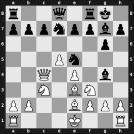 1964 Amsterdam Interzonal – Round 20 – Reshevsky, Samuel – 1/2-1/2 – Foguelman, Alberto – G201