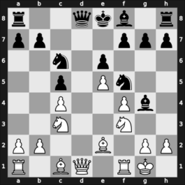 1964 Amsterdam Interzonal – Round 20 – Larsen, Benjamin Holsko – 1/2-1/2 – Tal, Mikhail – G203