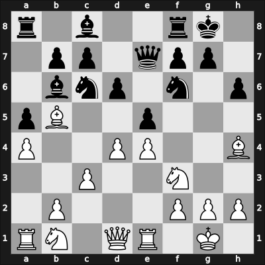 1964 Amsterdam Interzonal – Round 23 – Spassky, Boris V. – 1-0 – Quinones Carrillo, Oscar – G237