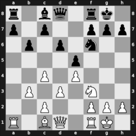1964 Amsterdam Interzonal – Round 3 – Larsen, Bent Ravn – 1/2-1/2 – Gligorić, Svetozar – G4
