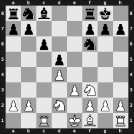 1964 BRA Ch – Round 4 – Farias, Sergio A. B. Lopes de – 1/2-1/2 – Alves, Francisco H B Severino – G12