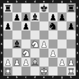 1964 Brasilia (BRA Ch) – Round 17 – Gadia, Olicio – 1/2-1/2 – Mangini, Jose Henrique de Mello – G61