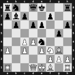 1964 BRA zn – Round 8 – De Alvarenga, Reynaldo Augusto Ferraz – 1/2-1/2 – De Freitas, Marcio Elisio – G8