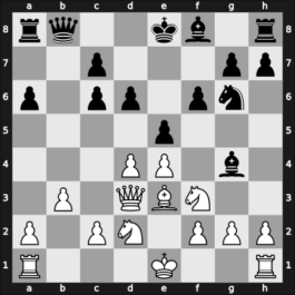 1964 Baku Baku AZE – Round ? – Lilienthal, Andor – 1/2-1/2 – Nezhmetdinov, Rashid – G5