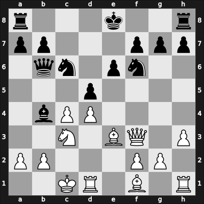 1964 Belgrade – Round 5 – Larsen, Bent Ravn – 1/2-1/2 – Trifunovic, Petar – G36