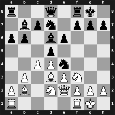 1964 Belgrade – Round 8 – Flesch, János – 1/2-1/2 – Parma, Bruno – G57