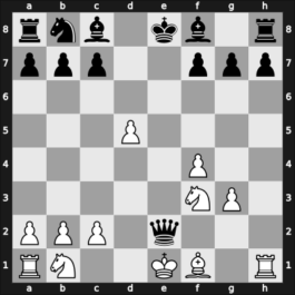1964 Belgrade – Round 8 – Spassky, Boris Vasily – 1/2-1/2 – Matanovic, Aleksandar – G58