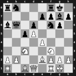 1964 Belgrade – Round 12 – Janosevic, Dragoljub – 0-1 – Parma, Bruno – G88