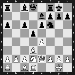 1964 Belgrade – Round 14 – Milic, Borislav – 1/2-1/2 – Flesch, János – G98