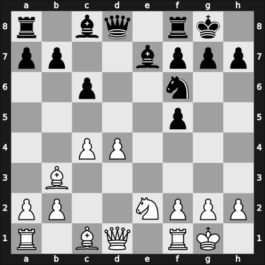 1964 Belgrade – Round 14 – Trifunovic, Petar – 1/2-1/2 – Ciric, Dragoljub M – G100