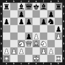 1964 Belgrade – Round 14 – Matulovic, Milan – 1/2-1/2 – Bronstein, David I – G101