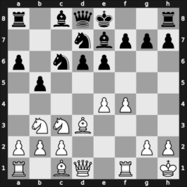 1964 Belgrade – Round 15 – Parma, Bruno – 1/2-1/2 – Larsen, Bent Ravn – G109