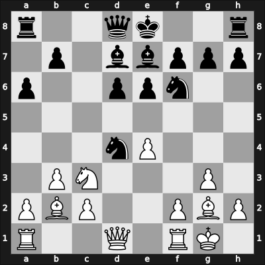 1964 Belgrade – Round 17 – Ciric, Dragoljub M – 1/2-1/2 – Ivkov, Borislav – G123